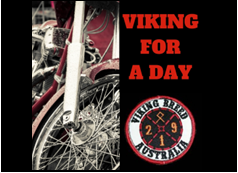 Viking for a Day rectangle logo