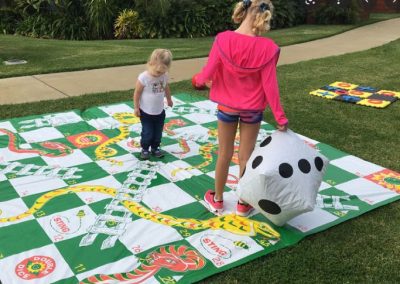 Giant snakes and ladders