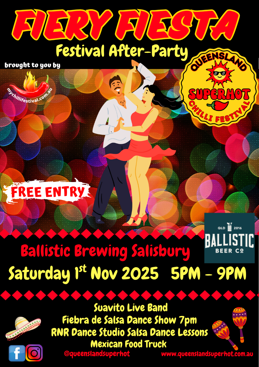 Fiery Fiesta A5 Poster A5